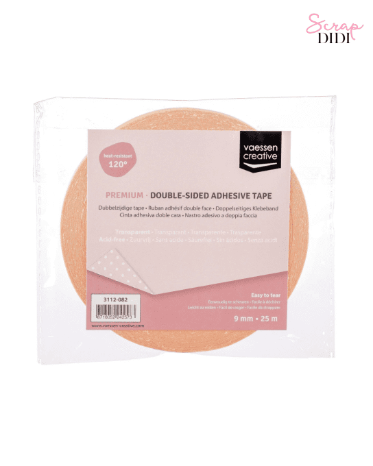 Premium Ruban Adhésif Double Face 9mm x 25m | Scrapbooking