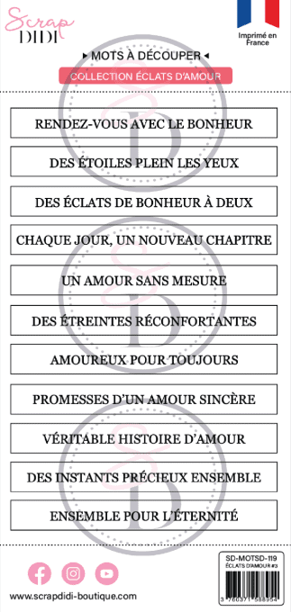 Bande de mots #3 - Éclats d'amour