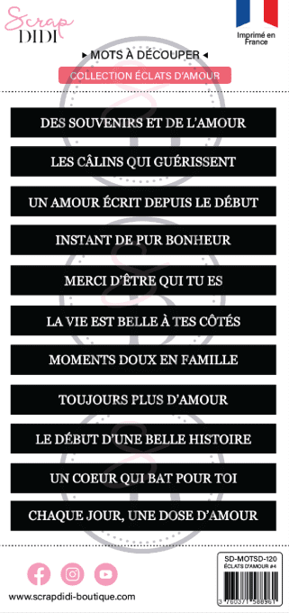 Bande de mots #4 - Éclats d'amour