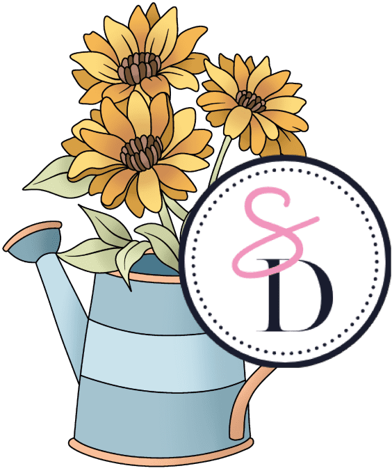 Tampon caoutchouc - Arrosoir fleuri