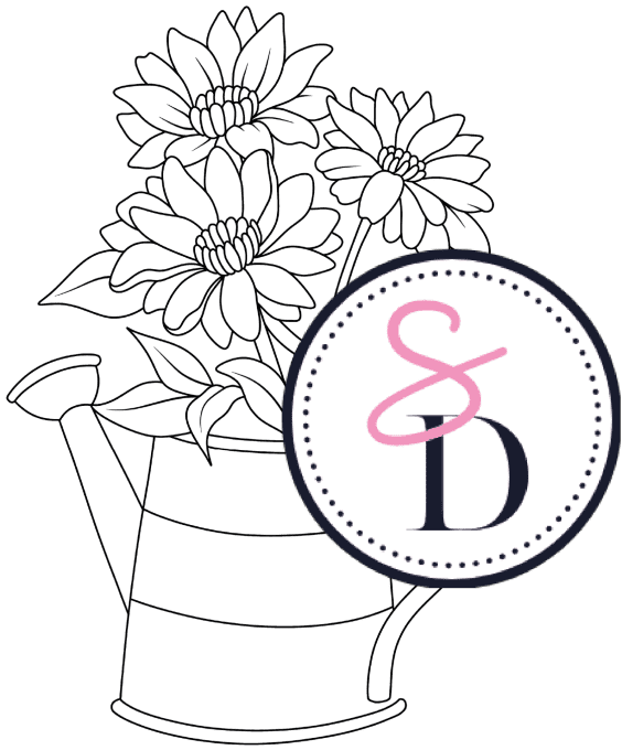 Tampon caoutchouc - Arrosoir fleuri