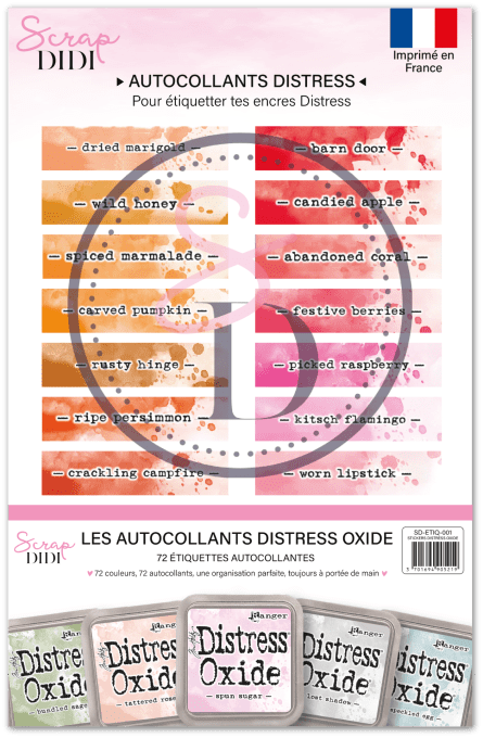 Autocollants Distress Oxide