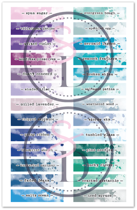 Autocollants Distress Oxide