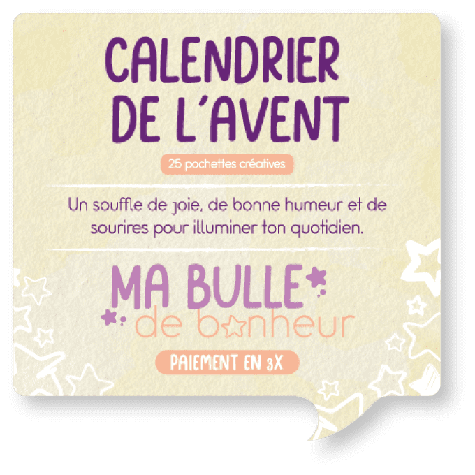 Calendrier de l’Avent Scrapbooking 2025 – Ma bulle de bonheur [Paiement en 3x] 