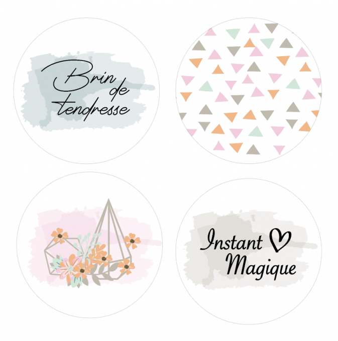 Badges Un brin de tendresse