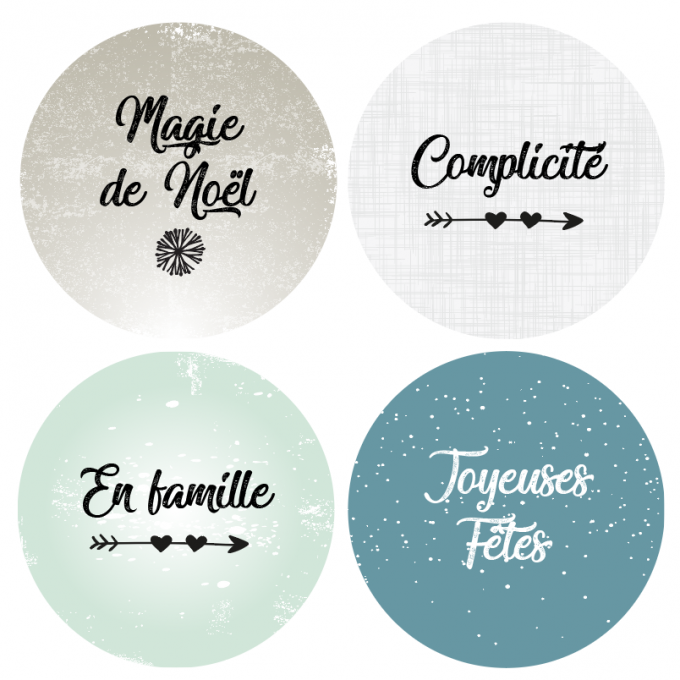 Badges Collection Hivernale - Lot n°3