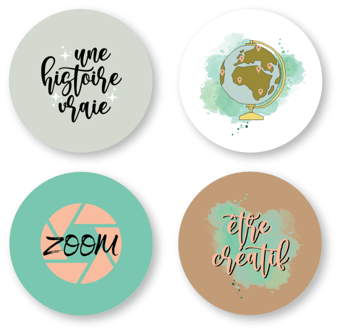 Badges 25mm ATELIER ARTISTE Une histoire vraie