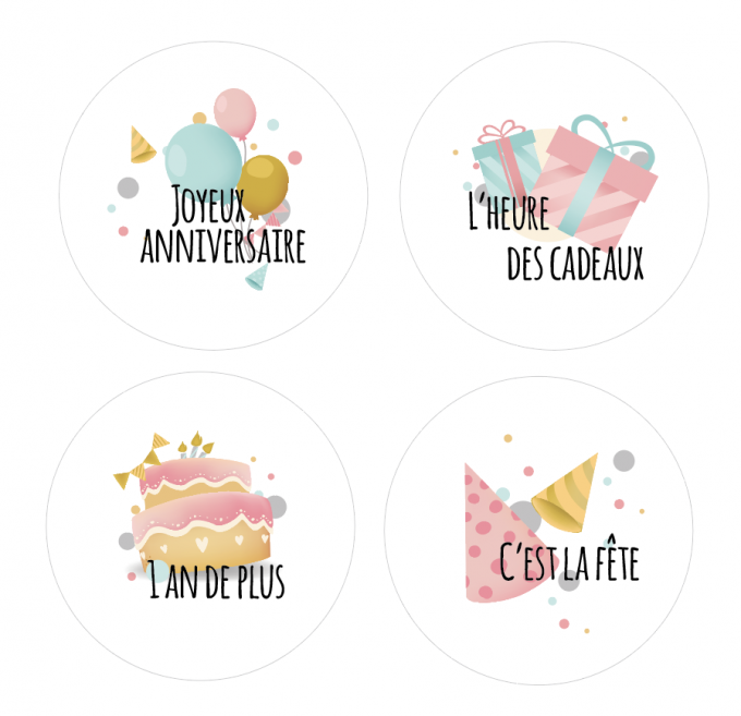 Badges Anniversaire 2