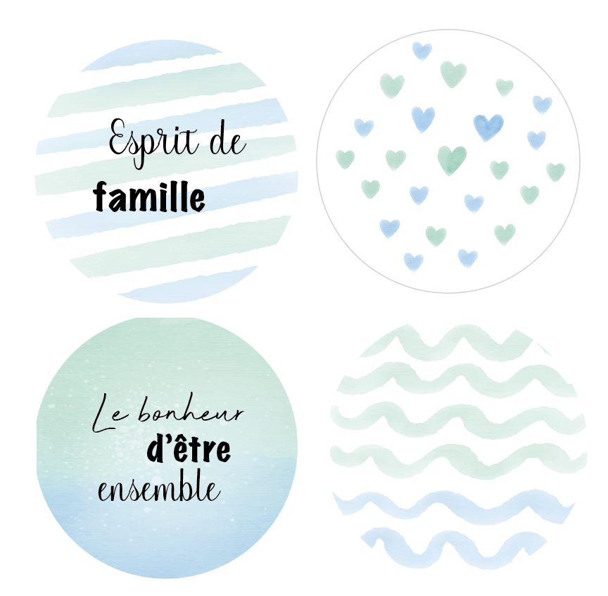Badges Esprit de Famille