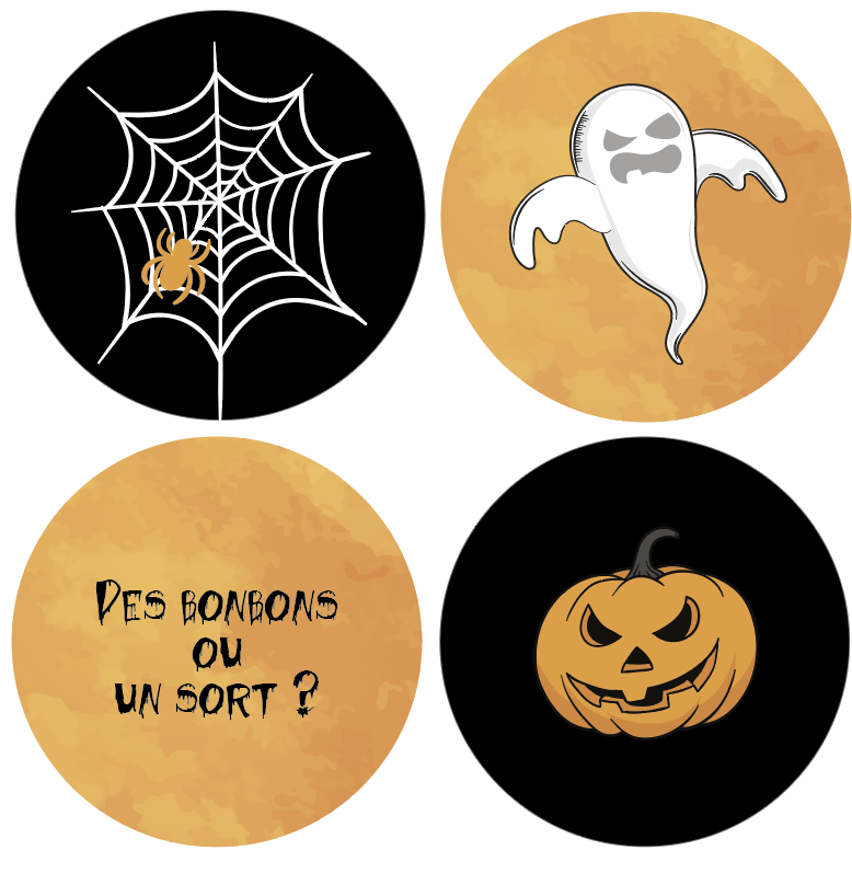 Badges Halloween