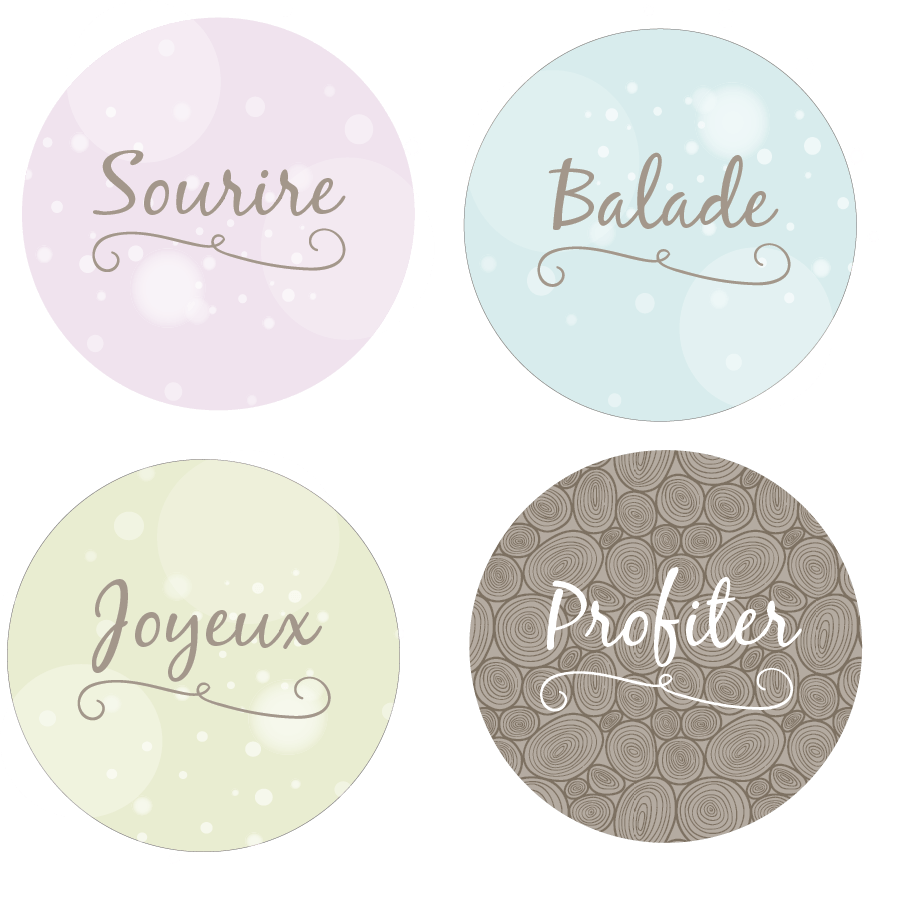Badges Collection Printanière - Lot n°3