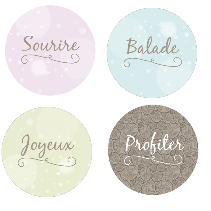 Badges Collection Printanière - Lot n°3