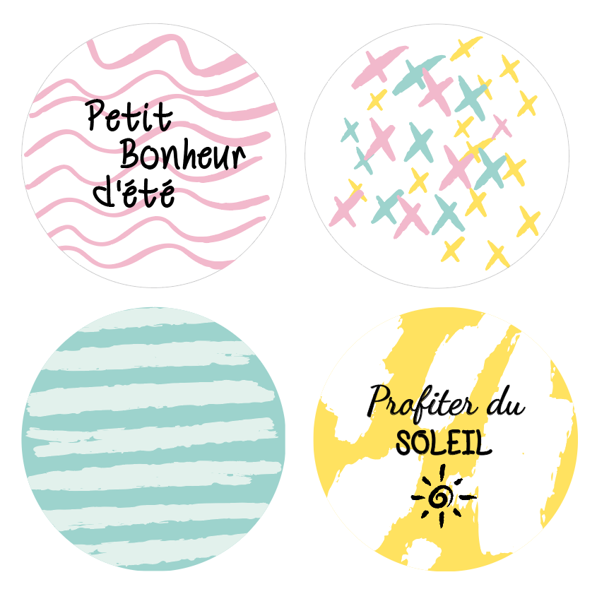 Badges Petit bonheur d t