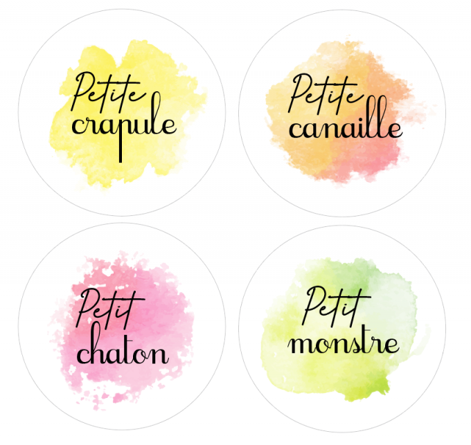 Badges Petite crapule