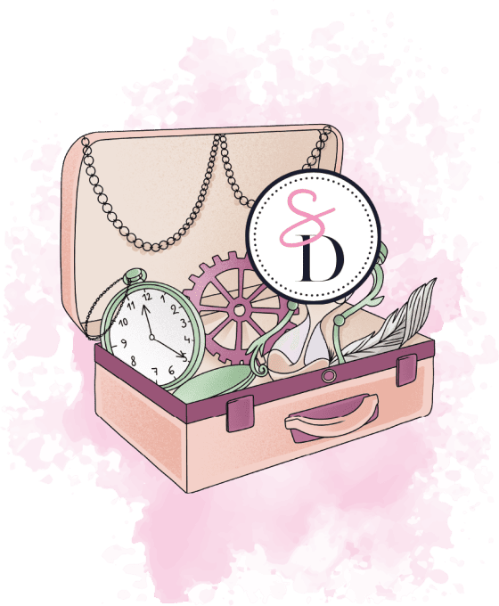 Tampon caoutchouc - Bagage du temps - Le sablier du temps