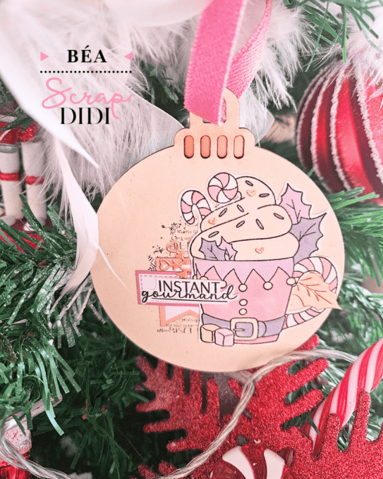 Tampon caoutchouc – Tasse lutin  – Douceurs d’hiver 