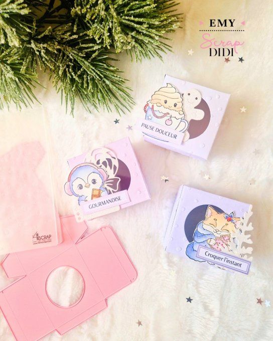 Tampon caoutchouc –  Tasse sucrée  – Douceurs d’hiver 