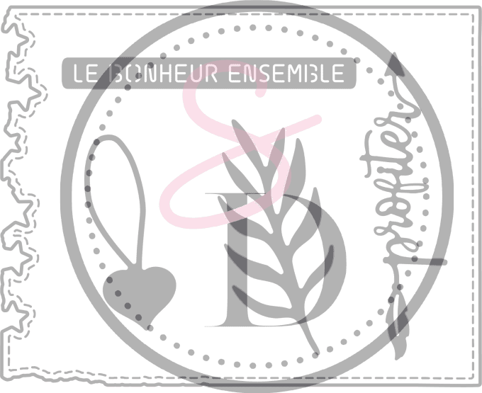 Dies scrapbooking - Set le bonheur ensemble - Rêverie Bohémienne