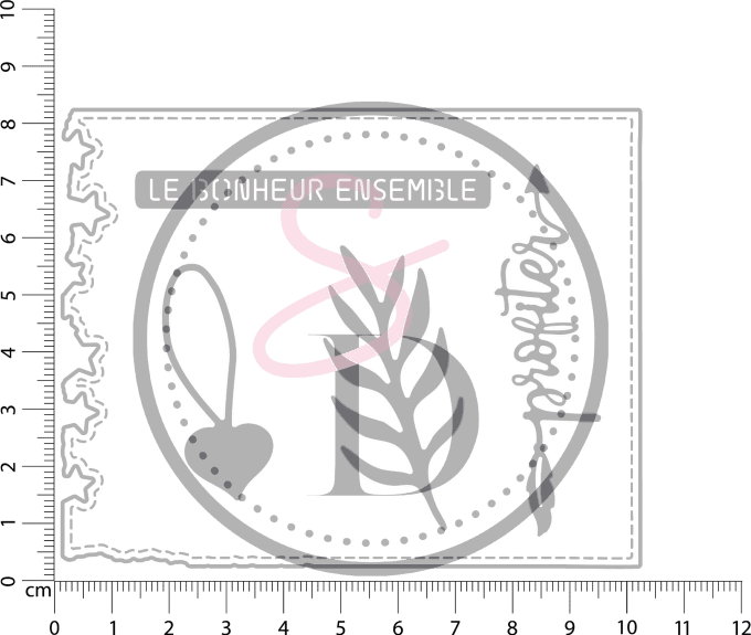 Dies scrapbooking - Set le bonheur ensemble - Rêverie Bohémienne