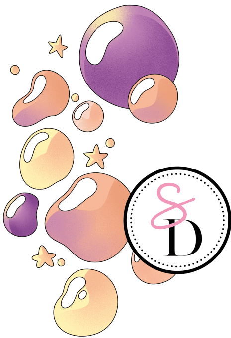 Tampon caoutchouc – Bulle de bonheur – Ma bulle de bonheur