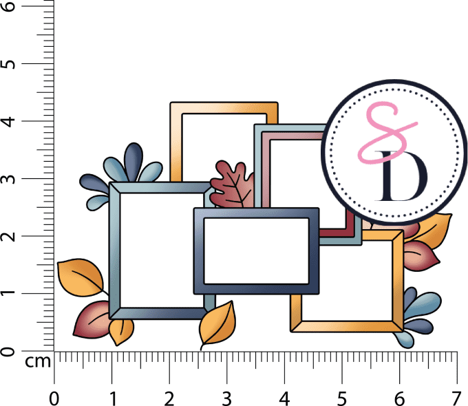 Tampon caoutchouc - Cadres en fleurs