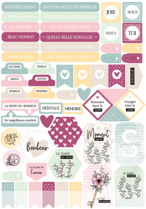 Die cuts MECANIQUE DU TEMPS
