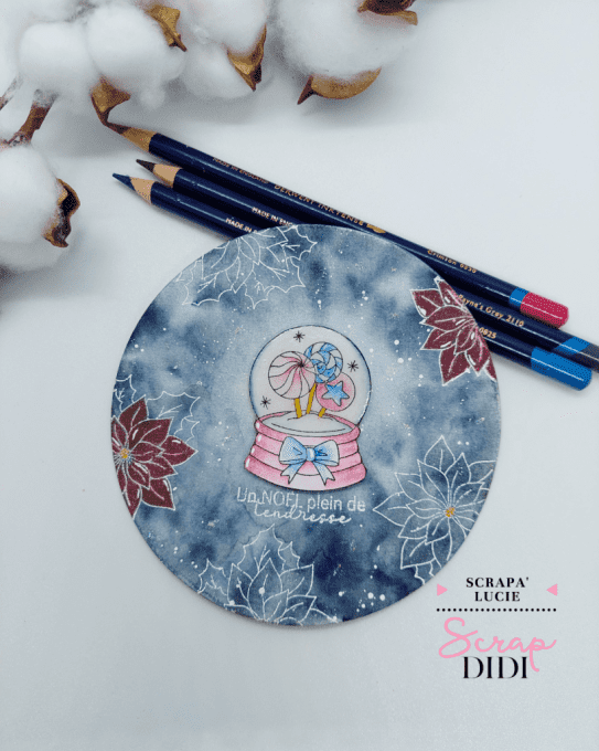 Tampon caoutchouc – Boule à Neige Sucrée – Douceurs d’hiver