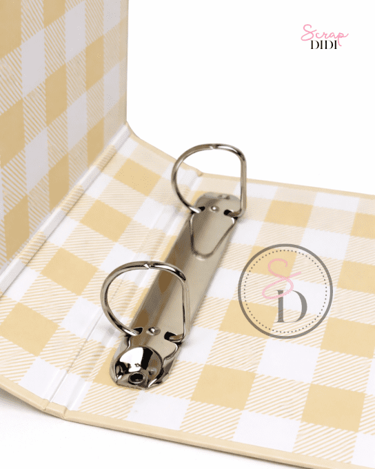 Classeur Scrapbooking - JAUNE SOLEIL - Pour garder tes souvenirs