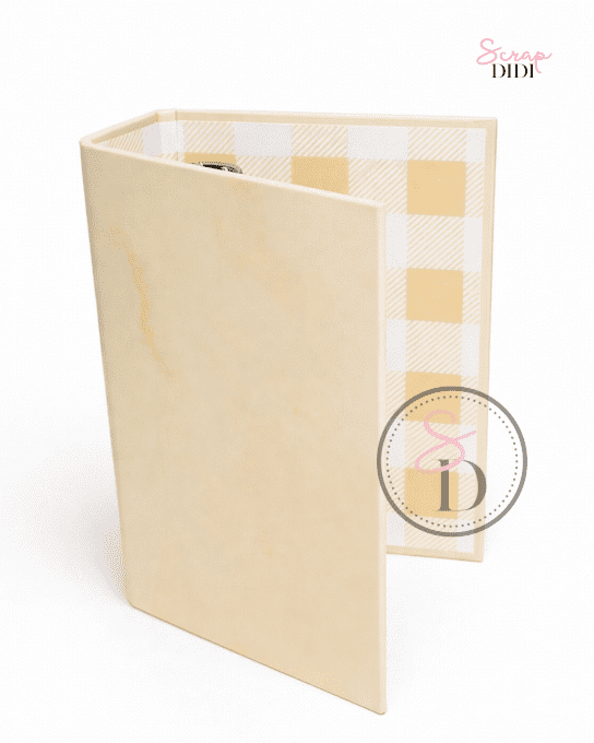 Classeur Scrapbooking - JAUNE SOLEIL - Pour garder tes souvenirs