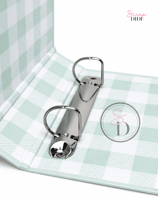 Classeur Scrapbooking - VERT MENTHE - Pour garder tes souvenirs