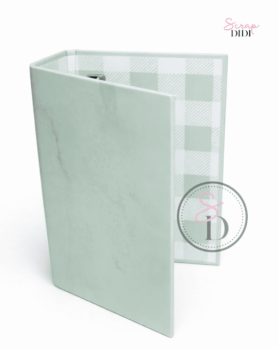 Classeur Scrapbooking - VERT MENTHE - Pour garder tes souvenirs