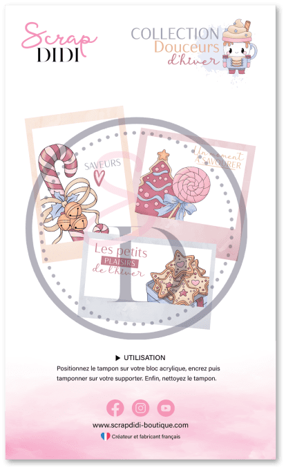 Clear A6 - Mon Petit Sucre d’Orge - Douceurs d'Hiver 