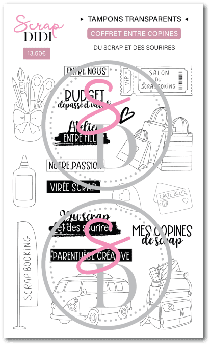 Coffret Entre Copines | Scrapbooking Amitié & Souvenirs