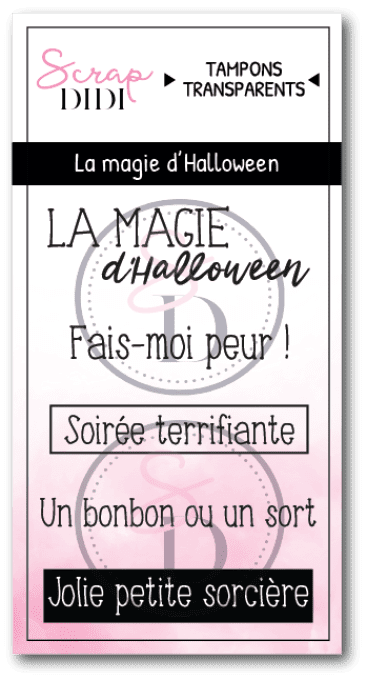 Tampon caoutchouc Chaudron magique - La magie d'Halloween