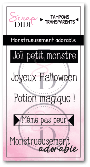 Tampons Clear A8 - Monstrueusement adorable - La magie d'Halloween