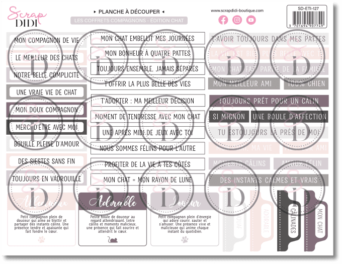 Coffrets compagnons - Chat