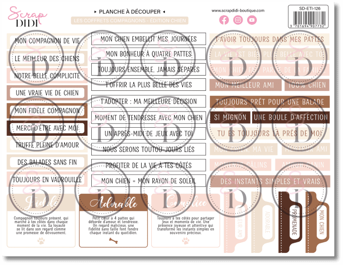 Coffrets compagnons - Chien