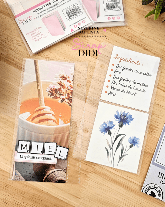 Pochettes Simples - Lot de 10 - Classeur Scrap Didi