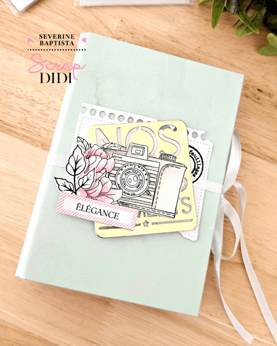 Classeur Scrapbooking - VERT MENTHE - Pour garder tes souvenirs