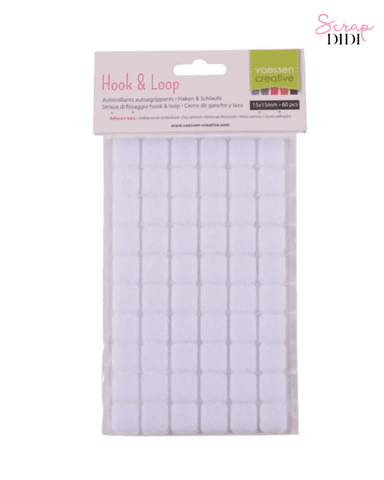 Autocollants Autoagrippants 15x15mm Dos Adhésif (60 pièces) – Scratch scrapbooking | Scrap Didi