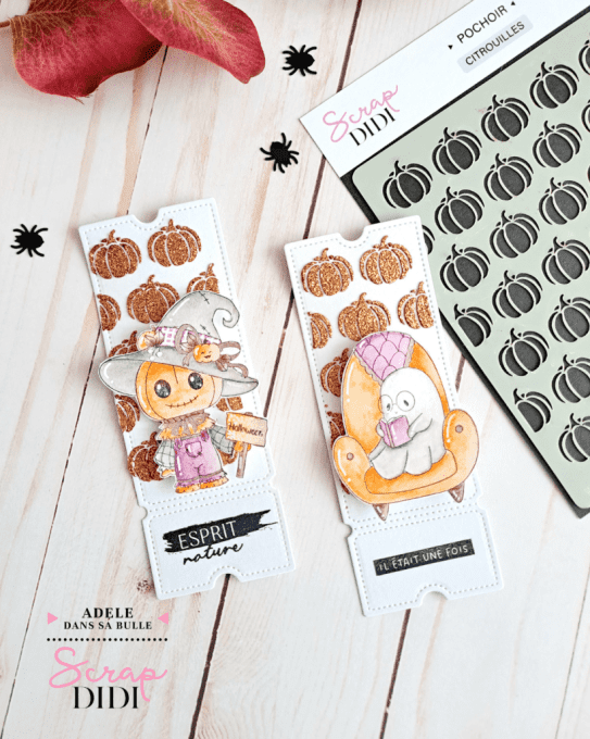 Pochoir - Citrouilles - 14x14 cm