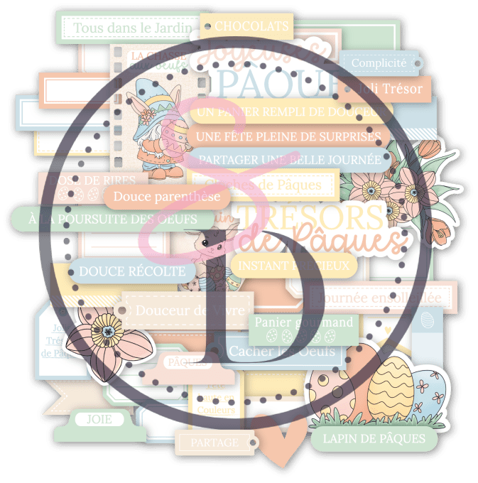 Die cuts papier – Les Trésors de Pâques | Nouvelle récolte