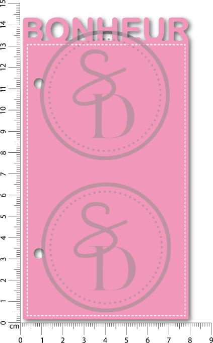 Die - Page Bonheur - Classeur Scrap Didi