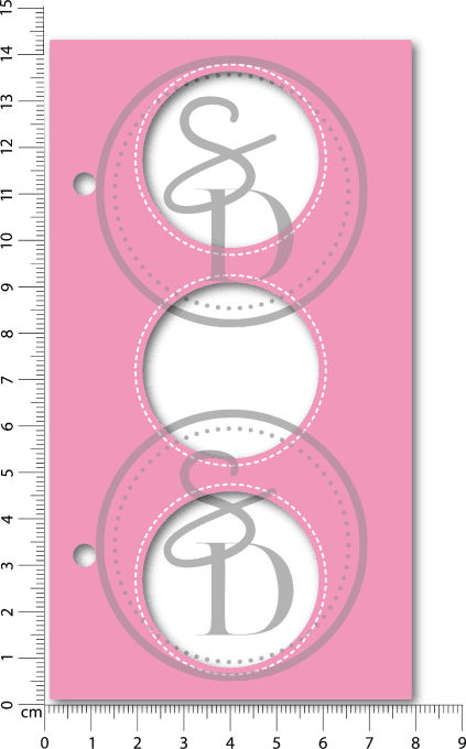 Die - Page trio de ronds - Classeur Scrap Didi