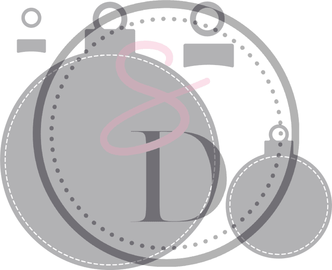 Dies - Duo de boules de noel - Douceurs d'hiver