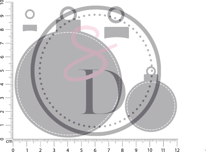 Dies - Duo de boules de noel - Douceurs d'hiver