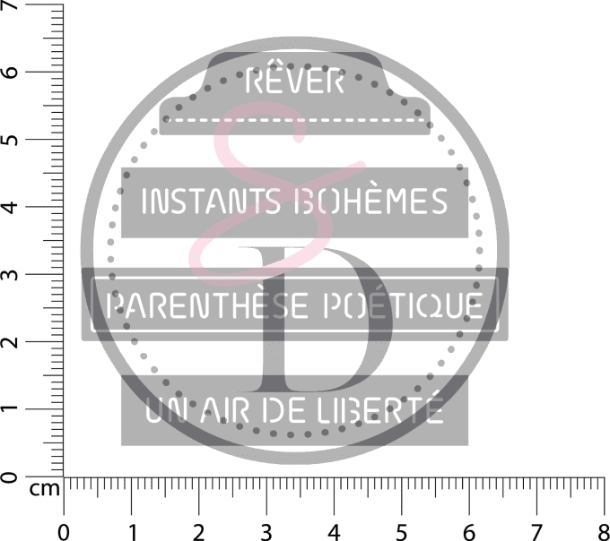 Dies scrapbooking - Set Instants Bohèmes - Rêverie Bohémienne