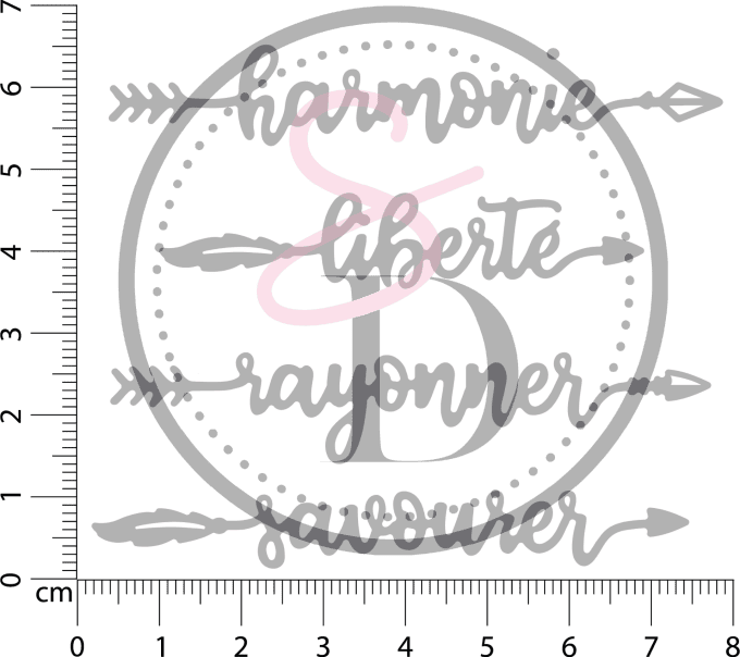 Dies scrapbooking - Set de mots bohèmes - Rêverie Bohémienne