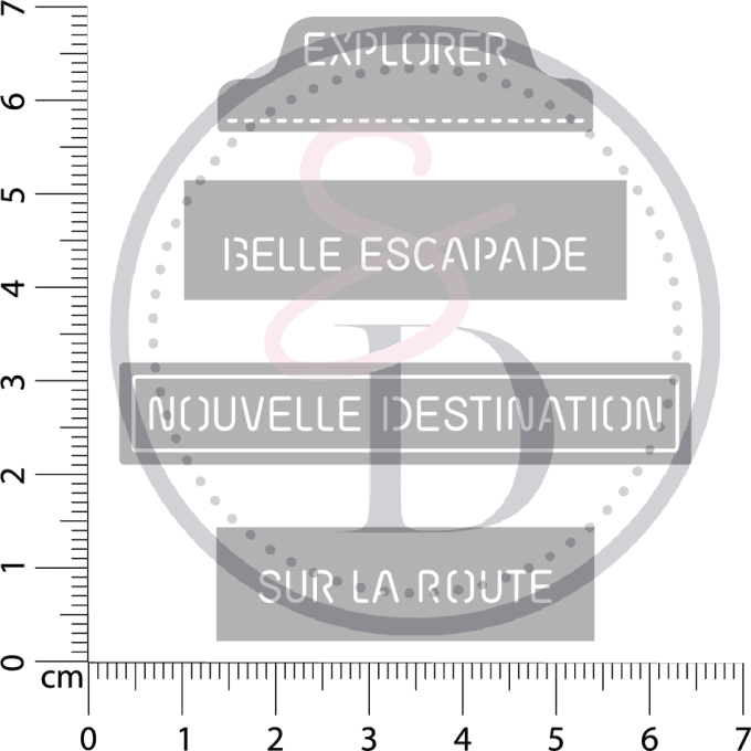 Dies - SET BELLE ESCAPADE - Carnet de Bord