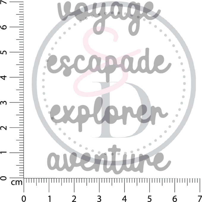 Dies - SET DE MOTS VOYAGE - Carnet de Bord